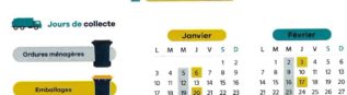 CALENDRIER DE COLLECTE 2022